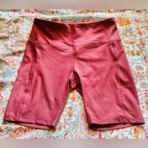 MPG Women's Maroon Bike Shorts